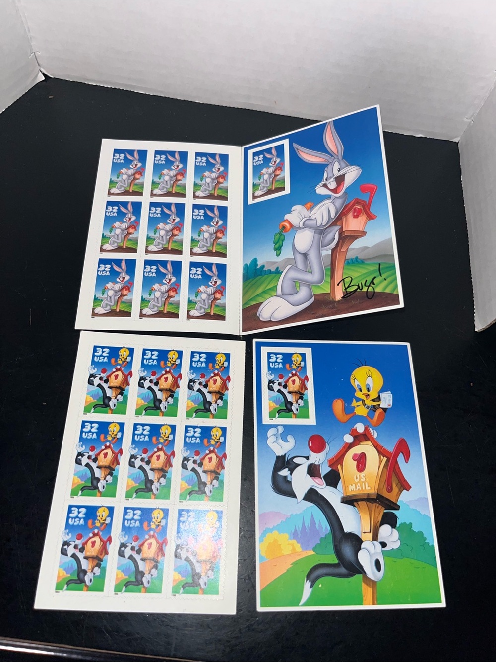 Looney Tunes Bugs Bunny & Sylvester Stamp Sheet